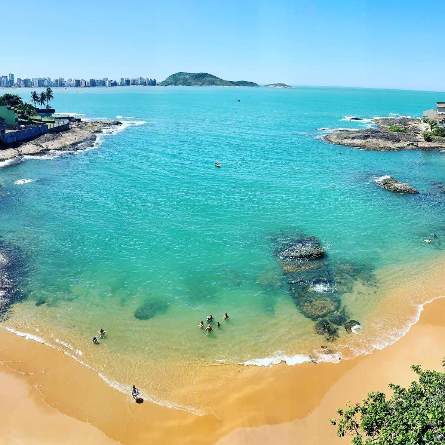 Apartamento Vista Do Mar, Pe Na Areia E Aguas Tranquilas, No Cento De Guarapari Zewnętrze zdjęcie