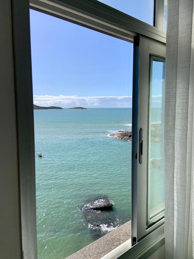 Apartamento Vista Do Mar, Pe Na Areia E Aguas Tranquilas, No Cento De Guarapari Zewnętrze zdjęcie