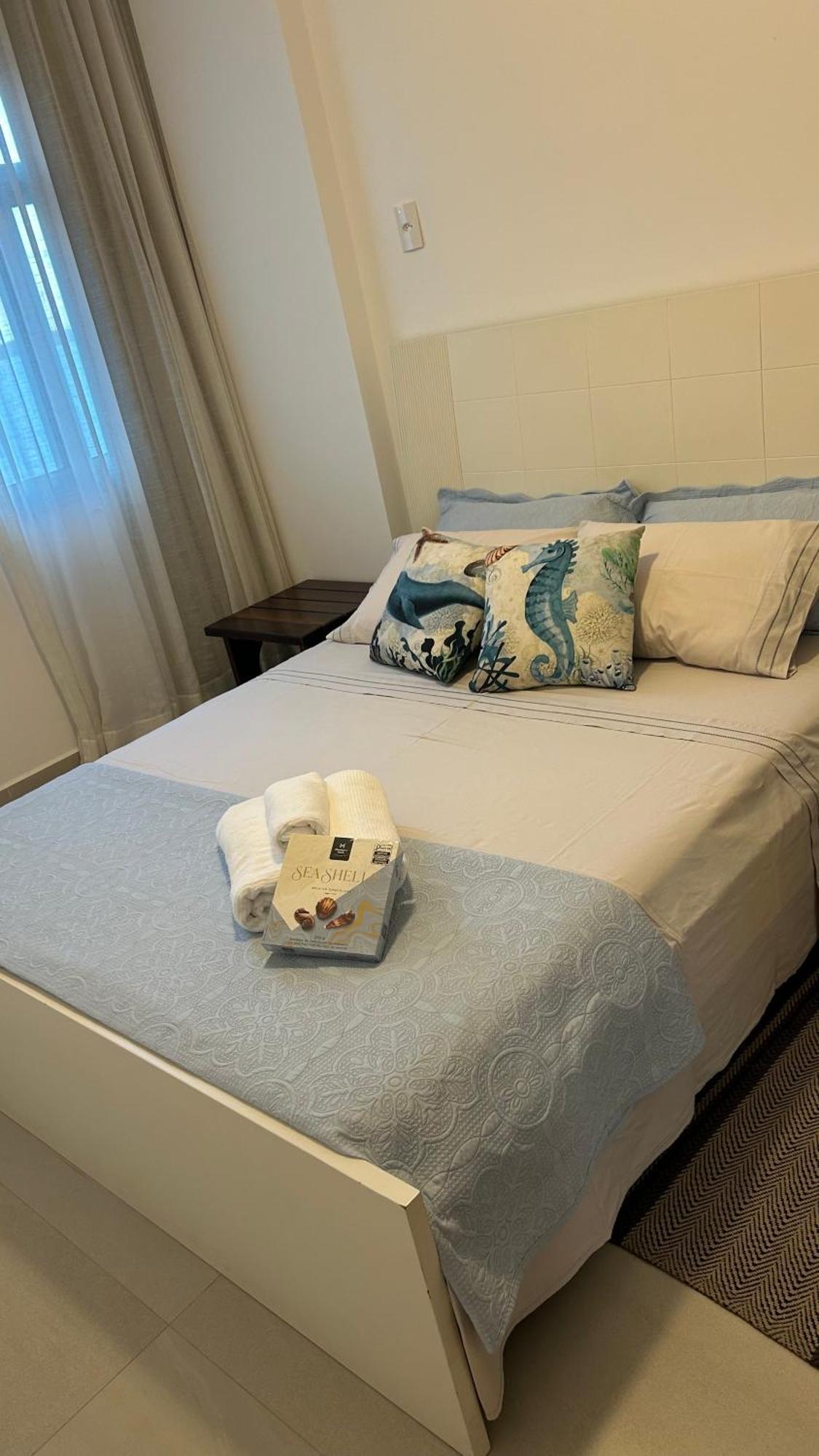 Apartamento Vista Do Mar, Pe Na Areia E Aguas Tranquilas, No Cento De Guarapari Zewnętrze zdjęcie